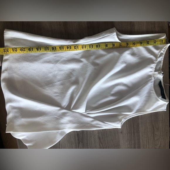 Zara white office top/cami - Picture 5 of 9